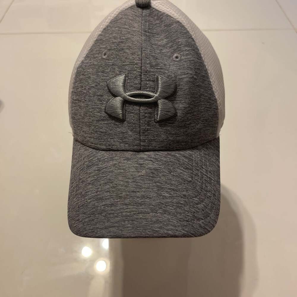 Under Armour Gray Meshback Adjustable Baseball Cap